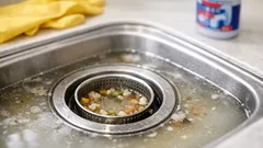 キッチンの排水口が詰まったときに家でできる安全な解消法5選