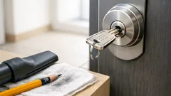 鍵穴が引っかかるときの正しいお手入れ手順、掃除→鉛筆でスムーズにする方法
