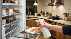 冷蔵庫掃除は30秒から始める こぼれ跡とニオイをためない習慣