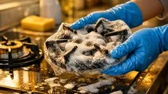 コンロの焦げ付きと油汚れをこすらず落とす掃除術、五徳・天板・隙間の3分解で解決