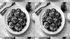 ふんわり鶏×豆腐のあんかけハンバーグ：甘めのとろみだれでごはんが進む