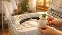 ローズマリーを洗濯機に入れるとどうなる？部屋干しの残り香を整える簡単アイデア