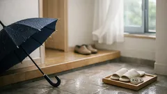 梅雨の傘、濡れたまま畳まないで 長持ちする乾かし方と置き場所のコツ