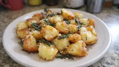 常温の油からじっくり揚げる—ローズマリー香るカリほくフライドポテト