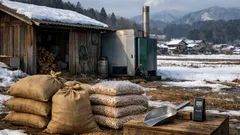 ペレットが高い今こそ検討したいトウモロコシ燃料で暖房費を下げる方法