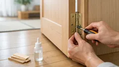 冬にドアが床をこする原因は蝶番だった 削る前にできる簡単調整