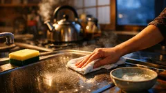 ステンレスシンクの白いくすみを落とす方法 水アカと石けんカスの原因から対策まで